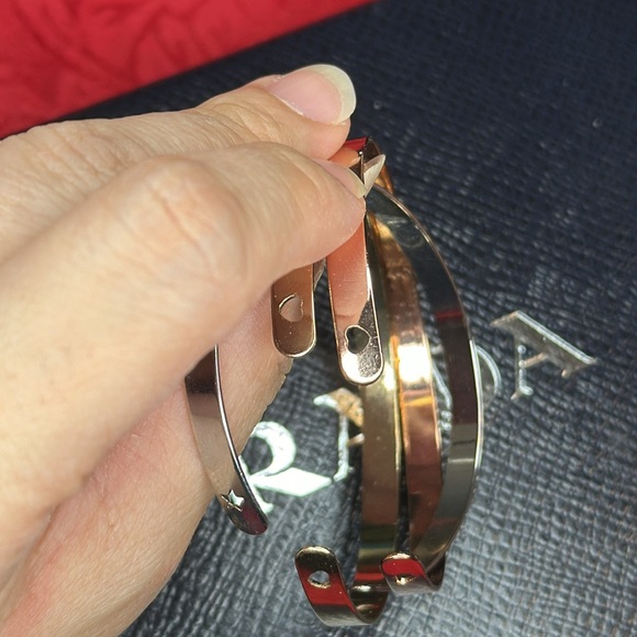 NEW Bangles Set - Never Give Up.Choose Kindness.Wish (Gold/Rose/Silver) - Picture 10 of 10